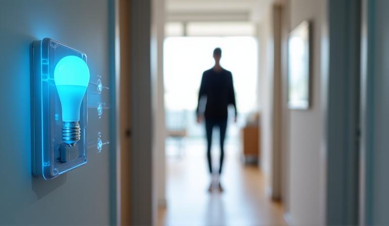 居住者の動線を感知し自動調整するAIシステム